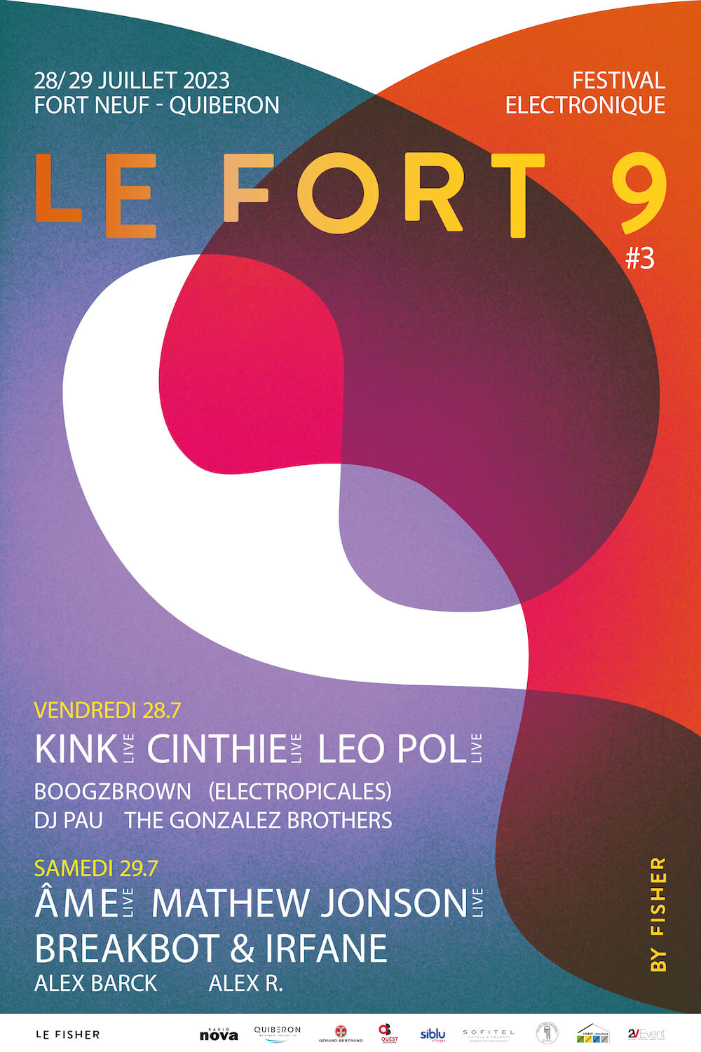 Affiche officielle Fort 9 2023