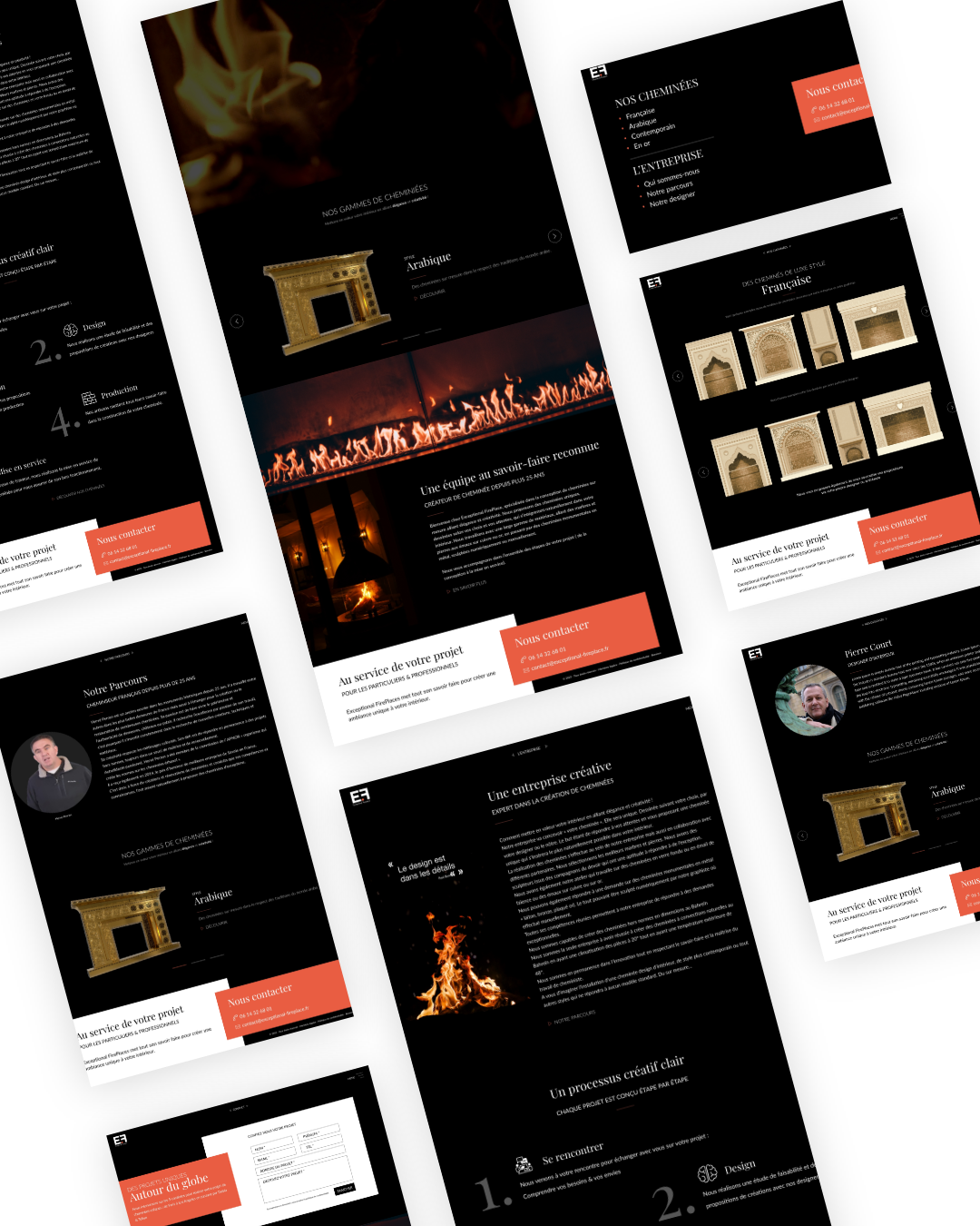 Webdesign du site internet