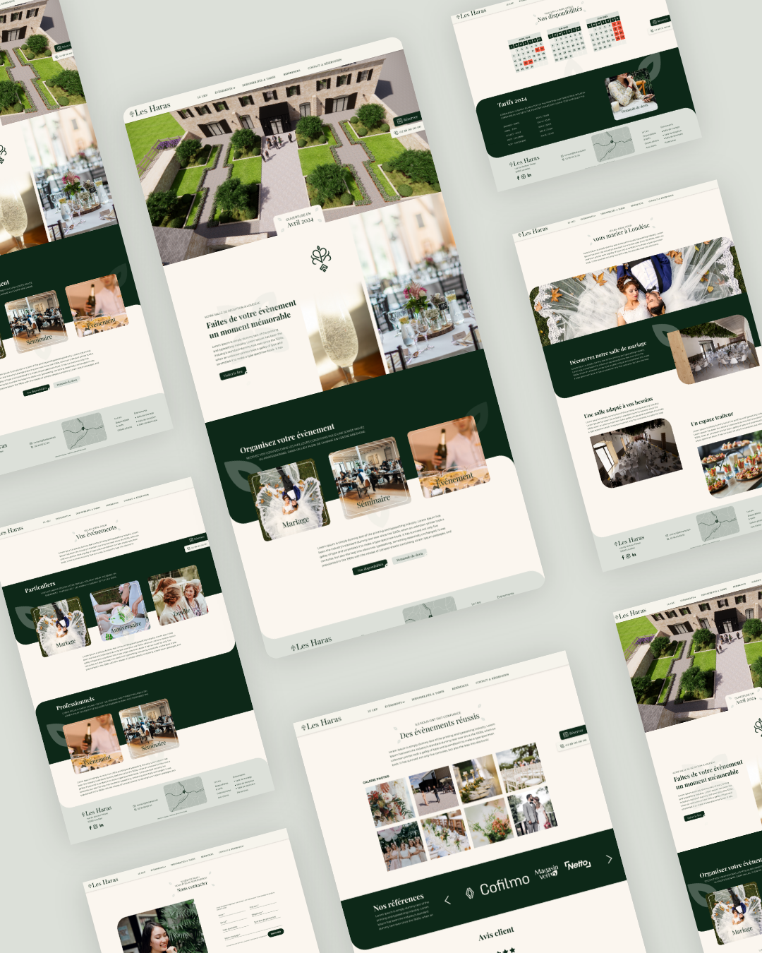 Webdesign sur mesure et personnalisé pour un site vitrine 