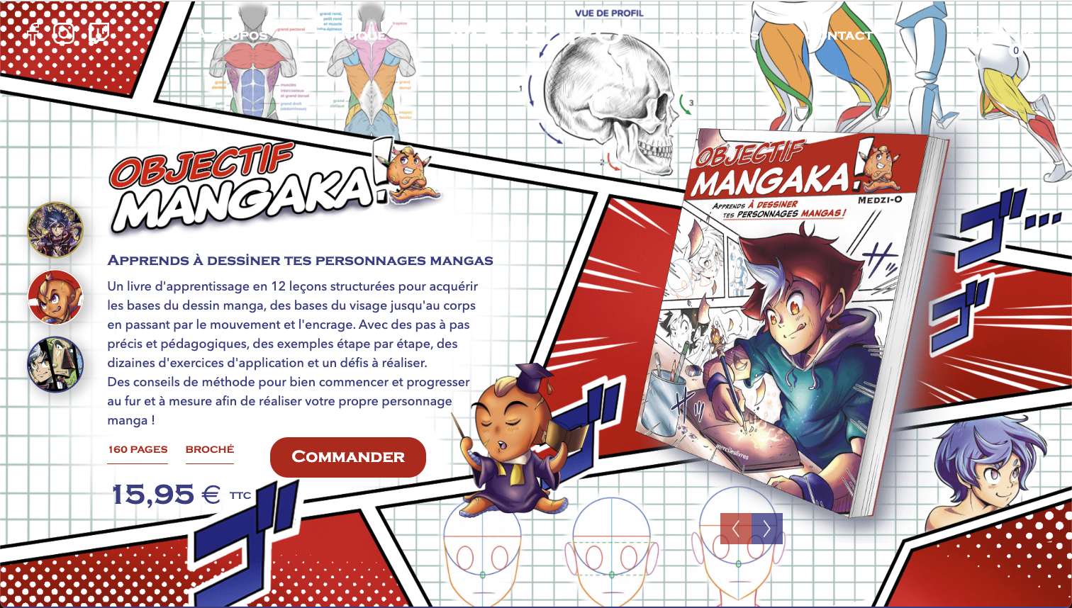 Webdesign de la section