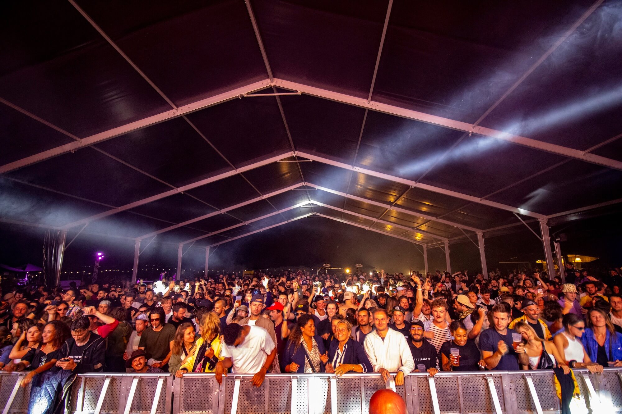 Reportage photo lors d'un festival électro